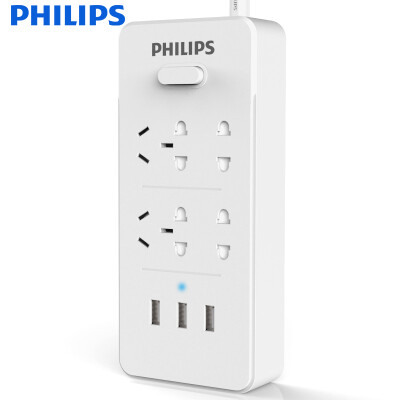 

Philips (Филипс) новый национальный стандарт 1,8 м 3USB + 4 бита защиты детей дверь розетка / вилка полосковой линии платы / монтажная плата / сопротивление полосы SPS2413K / 93