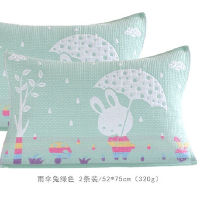 

Cntomlv Cartoon cotton Gauze pillow towl pure cotton enlarge thicken pillow towl not wool adult