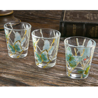 

A Ting Glass Wine Cup Set of 3