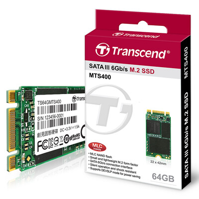 

Transcend MTS400 64G M2 2242 Solid State Drive