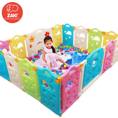 

Zak! манежи ребенка ползать малыш забор безопасности ребенка забор помещении открытая площадка красочный океан на открытом воздухе игрушки 14 штук + бар + игры бар дверь