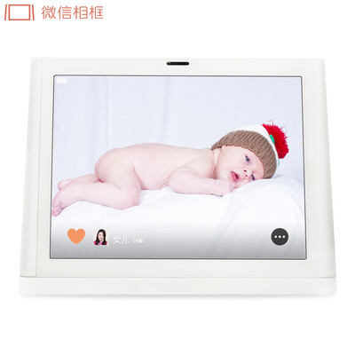 

WeChat Photo Frame WeChat Official Smart Digital Photo Frame W-M2 97 &quot2K HD Touch WeChat Video Call Electronic Album 5 Million Camera 16G Memory