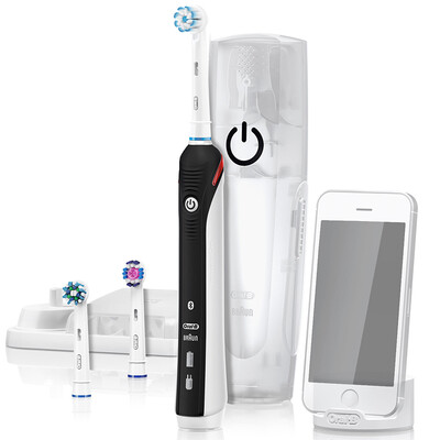 

Braun Oral-B iBrush 6500 3D Bluetooth Электрическая зубная щётка (черный)