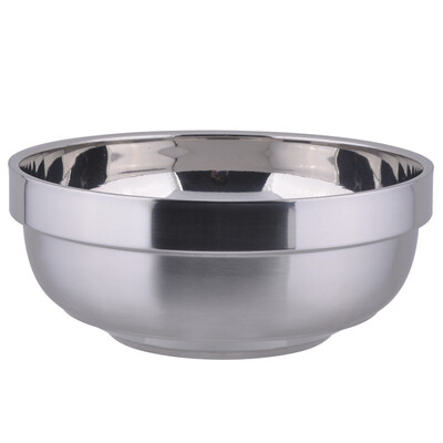 

Baige BAYCO stainless steel bowl double insulated 16cm white gold bowl BX4854