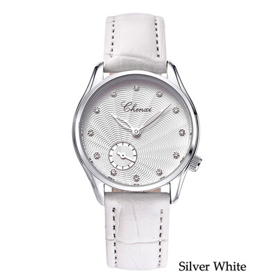 

CHENXI Brand Women Casual Watch Quartz Wrist Watch Leather Strap Business Elegant Rhinestones Clock