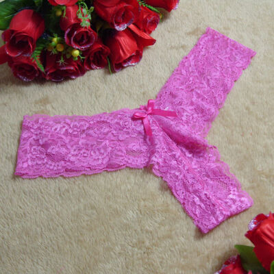 

Women Lady Sexy Lace V-string Brief Panties Thongs G-string Lingerie Underwear