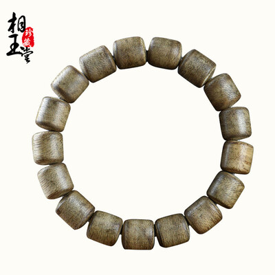 

Phase Yutang Cambodian incense 12mmTube beads hand string With the shapeBracelet Mens modelsBlue materialBeaded bracelet