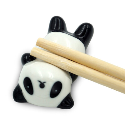 

Cute Panda Chopsticks Rest Dinner Spoon Stand Knife Fork Holder (Set of 10)