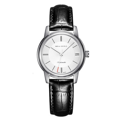 

Seagull SEAGULL Business & Leisure Series Automatic Mechanical Watch Womens Table Roman White Belt D816455L