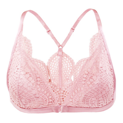 

Victoria's Secret VICTORIA'S SECRET Ms. Black Sexy Lace Vest Front Button Bra 361616 093 S