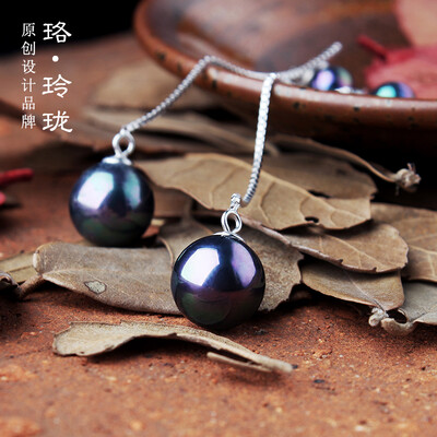 

Luo Linglong s925 sterling silver pearl necklace anti-allergic simple temperament personality fresh retro handmade original gifts