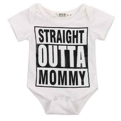 

Details about 2016 Bimbi Femmina Maschio Vestiti Straight Outta Mamma Body Bebè Tutina Intera