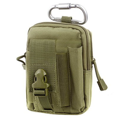 

Compact Multipurpose Tactical Molle EDC Utility Gadget Pouch Tools Waist Bag with Cell Phone Holster Holder