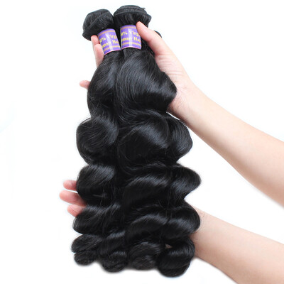 

7A Grade Malaysian Loose Wave 4 Bundles Malaysian Virgin Hair Loose Wave Cheap Human Hair 100G Bundles Loose Curly Virgin Hair