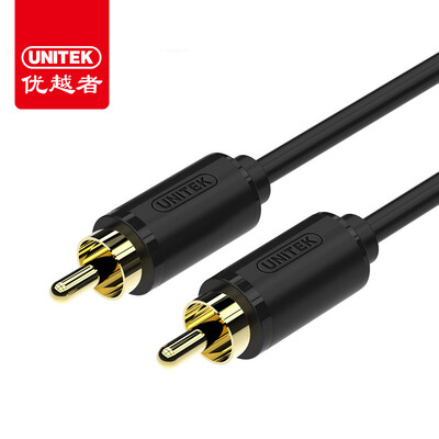 

Улучшенный человек (UNITEK) Y-C946BK 2RCA штекеры RCA аудио кабель двойной конверсионные кабельное телевидение динамики ПК вокруг красного канала аудио кабель AV 2 м Черных