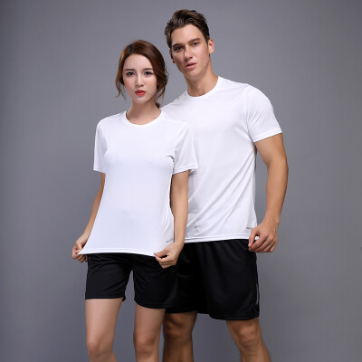 

Panther Running Sportswear Set Men & Women Short Sleeve Summer Couple Leisure Fitness Running Sportswear Large Size Comfortable Home Apparel