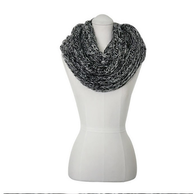 

2017 winter wool scarf female long thick collar knit shawl