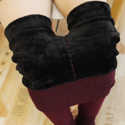 

Antarctic leggings women warm pants autumn&winter high waist leggings plus cashmere thickened stretch pants hidden blue code