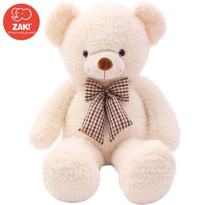 

ZAK Plush toy creative cute cute cartoon large tie bear doll doll pillow cushion dolls 1 meter beige