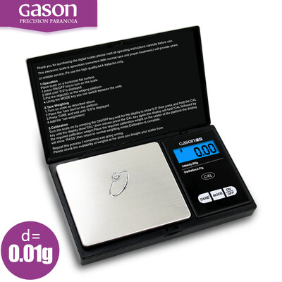 

GASON Z2 Jewelry Scale For Gold Weight Hight Precision Mini Pocket Electronic Digital Balance LCD Display Grams 200g/0.01g