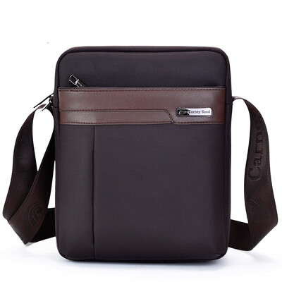 

Carneyroad Carnegie New Men&39s Bag Business Casual Bag Shoulder Messenger Bag Waterproof Oxford Coffee Brown CR-139