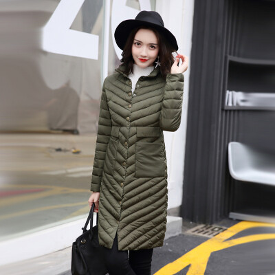 

2017 Winter fashion new womens cotton in the long section of women's cotton suits thickening warm large size jacket