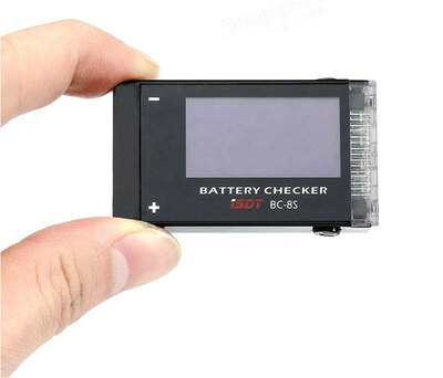 

ISDT BC-8S Battery Checker with Two 85dB Buzzer OLED Screen for LiPo LiHv LiFe LiIon Batteries