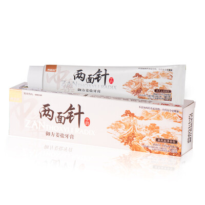 

Two-sided needle LMZ toothpaste Royal ginger salt 105g ginger salt fresh