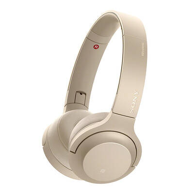 

SONY WH-H800 Bluetooth wireless headset Hi-Res stereo headset gaming headphone phone headset light gold