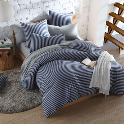 

BoYing Home Textiles (BEYOND) Комплект постельных принадлежностей Трикотажные хлопчатобумажные хлопчатобумажные хлопчатобумажные хлопчатобумажные хлопчатобумажные одеяла Комплект простенькой японской хлопчатобумажной кровати - Mountain Lan 1.8m Bed