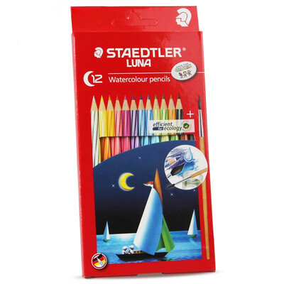 

Стрикленд дом (Staedtler) 13710C12 12 цвета водорастворимого цвет свинец / цветной карандаш / цвета свинца / окраска перо (подарок кисть)
