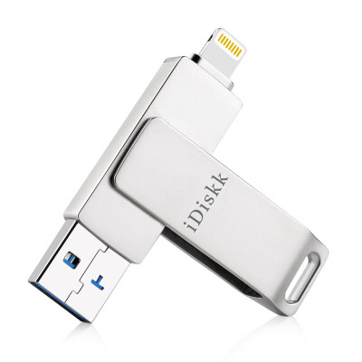 

iDiskk U006 Яблочный мобильный телефон с флэш-диском 128G Apple официально сертифицированный MFI iPhone / iPad мобильный телефон с двойным использованием U диск