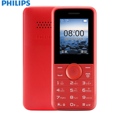 

Philips (PHILIPS) E106 Red Mobile Unicom 2G старый телефон двойной карточки двойной режим ожидания