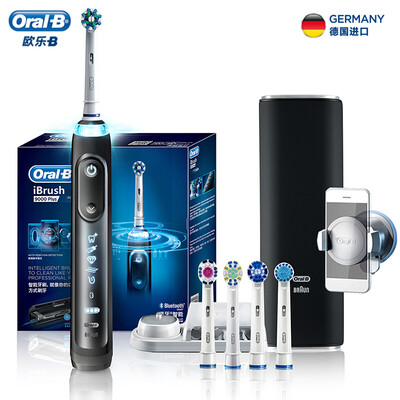 

Braun Oral B iBrush9000 Plus 3D Bluetooth электрическая зубная щётка (чёрный)
