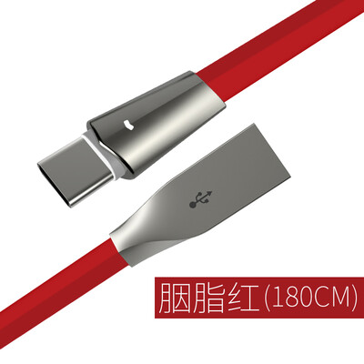 

Hwang Sun Type-C кабель для передачи данных просо 5 / 5s4c Huawei p9p10 славы V8V9 музыки, как телефон зарядного устройства провод 2 1.8m Carmine