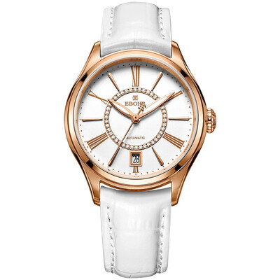 

According to wave (EBOHR) watch Shylock series Ou Fan white surface with mechanical male watch 50190317