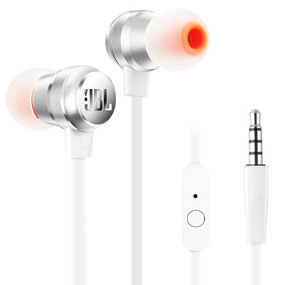 

JBL T280A Stereo Earphone Mobile Phone Headset Game Headset with Micron Call Streamer Silver