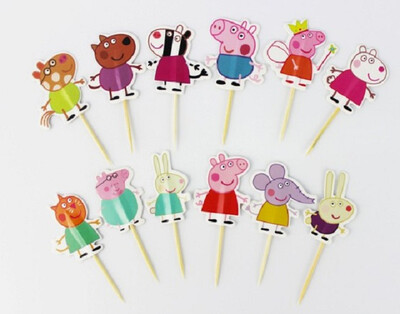 

24pcs / много замороженных esla анна снег, многие и многие выбирает ребенок, замораживание кекс на день рождения, украшения evnent