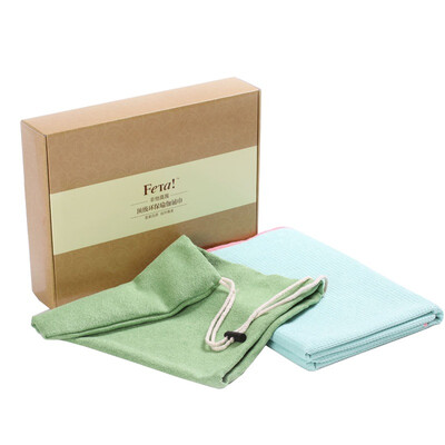 

FETA Yoga Shop Towel Yoga Mat Special Yoga Shop Towel Environmental Protection Silicone Anti-slip Yoga Shop Towel Sweat No Swift Yoga Blanket Sweet Blue