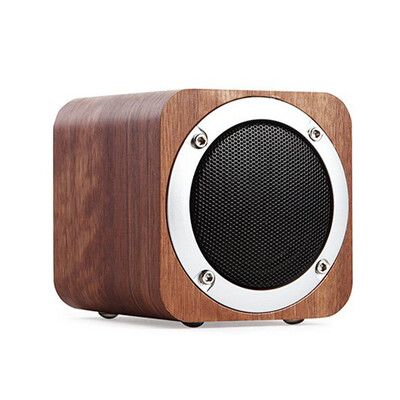 

Newman MX05 fashion retro wood wireless portable Bluetooth speaker stereo subwoofer desktop stereo cherry wood color