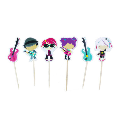 

24pcs / много замороженных esla анна снег, многие и многие выбирает ребенок, замораживание кекс на день рождения, украшения evnent