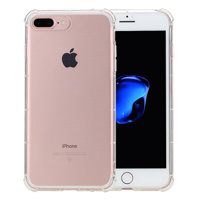 

Locke ROCK iphone7 plus mobile phone shell Apple 7plus drop protection sleeve crystal shield air cushion all-inclusive silicone sleeve transparent
