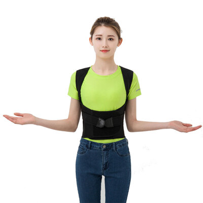 

Deshibo back back Jia back adult hunchback support student child sitting posture correction with adolescent camel spine posture with -adult models 150-170CM 110 kg