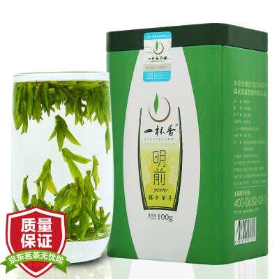

A cup of tea green tea Ming Longjing authentic spring tea gift box 2017 new tea 100g
