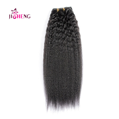 

India Yaki Straight Weave Bundles 1pclot 100 Human Hair Extensions Natural Black Color Remy Hair Free Shipping