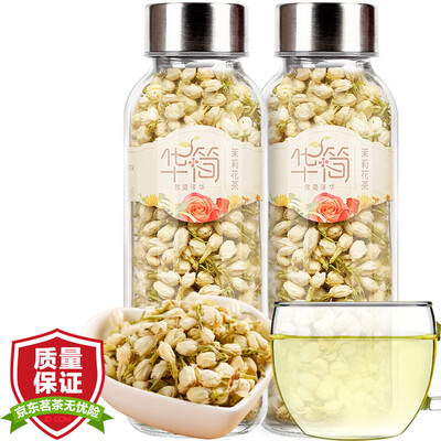 

Huaji tea herbal tea jasmine tea glass canned 60g (30g * 2 cans