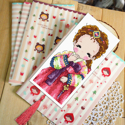 

embroider DIY DMC Cross stitchSets For Embroidery kits bookmark factory direct sale
