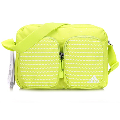 

阿迪达斯（Adidas）小肩包 亮黄荧光色 A95766