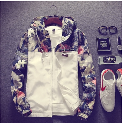 

Floral Bomber Jacket Men Hip Hop Slim Fit Flowers Pilot Bomber Jacket Coat Mens Hooded Jackets Plus Size