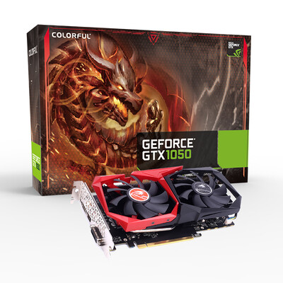

Красочная (красочная) Томагавк GTX1050 2G V2 GTX1050 1430-1544MHz / 7000MHz 2G / 128bit GDDR5 графической карта игра